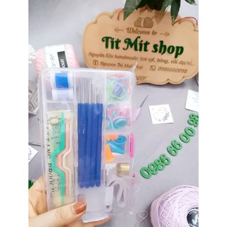 Bộ kim móc xanh thời trang