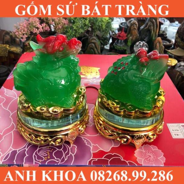 Thiềm thừ Tỳ Hưu 18cm - Gốm sứ Bát Tràng Anh Khoa