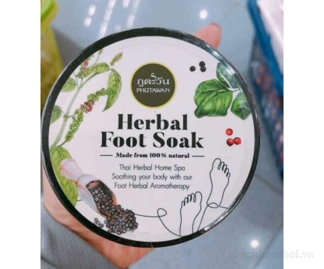 [REAL] Muối ngâm châŋ Thảo ḋược Phutawan Herbal Foot Soak Thái Lan