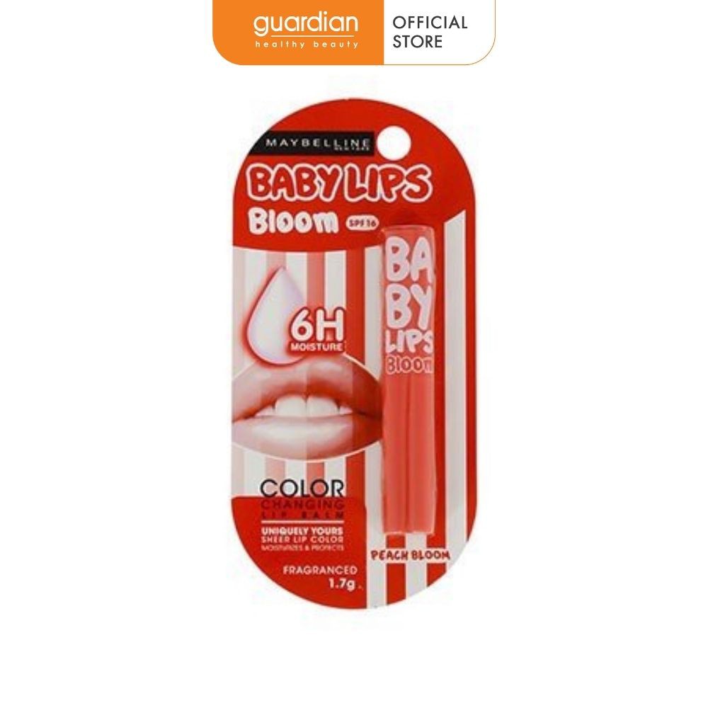 Son dưỡng chuyển màu Maybelline màu cam 1,7g