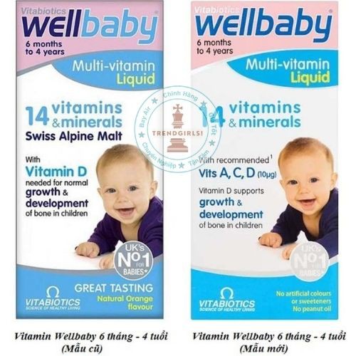 vitamin tổng hợp cho bé Wellbaby (150ml), ANH cho bé từ 6 tháng đến 4 tuổi bổ sung vitamin -Trend girls online