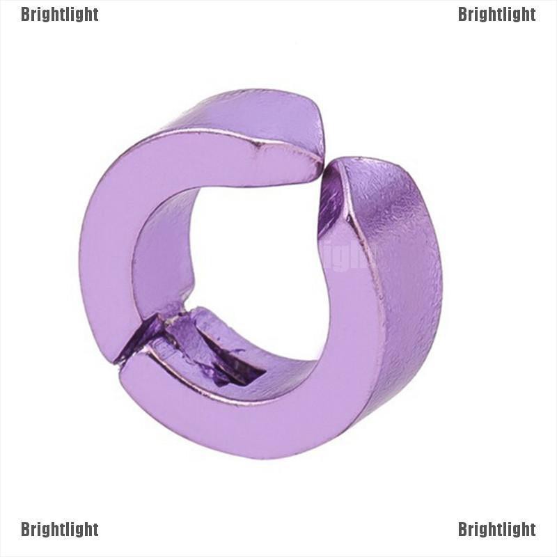 [Bright] Khuyên Tai Dạng Kẹp Bằng Thép Titan Không Cần Xỏ Lỗ Dành Cho Nam Và Nữ