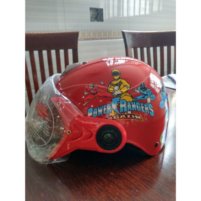 Mũ bảo hiểm bé trai, bé gái nửa đầu có kính chính hãng