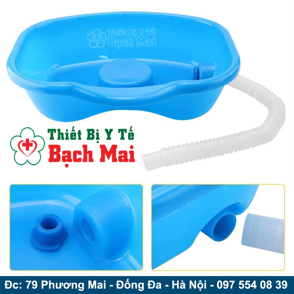 Chậu Gội Đầu Tại Nhà Người Già, Bệnh Nhân [Màu Xanh]