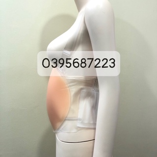 Bụng bầu silicone (size 2-3 tháng) có ảnh thật