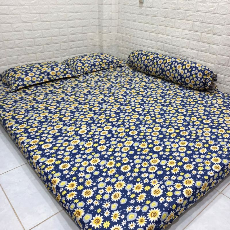 BỘ DRAP THUN LẠNH HOA NHÍ 4 MÓN .