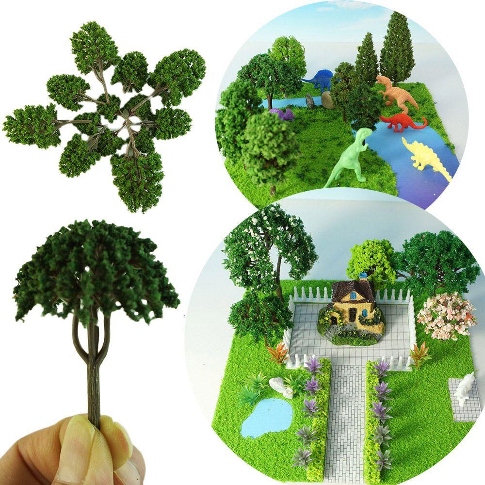 KUNHEV Bộ 30 Mô Hình Cây Xanh Mini Dùng Trang Trí