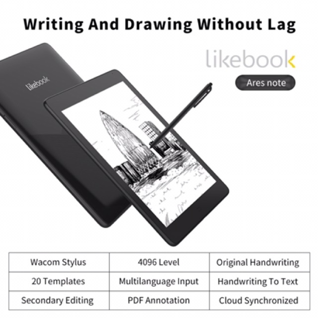 Máy đọc sách Likebook Ares Note 7.8 ( tặng bao da ) | BigBuy360 - bigbuy360.vn