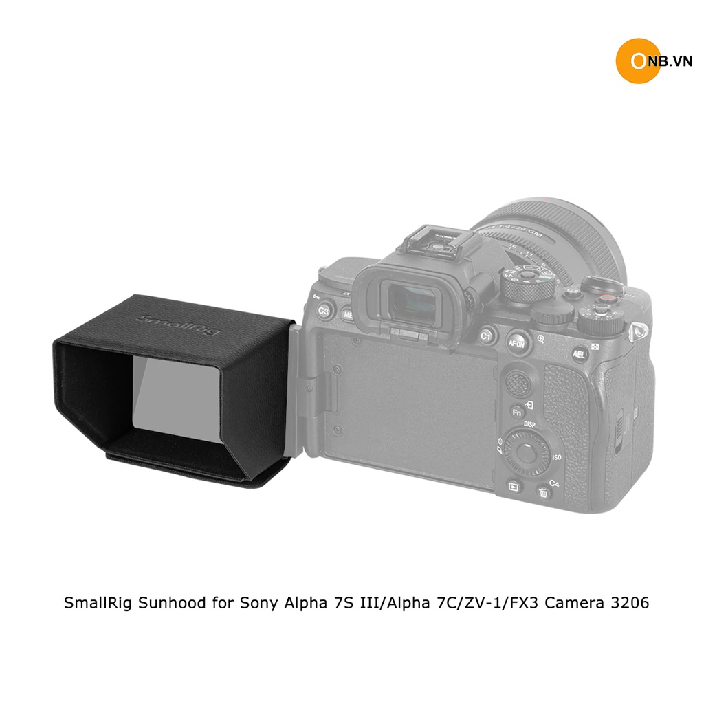 SmallRig Sunhood - Che nắng màn hình Sony A7S3/ A7C/ ZV-1/ FX3 code 3206