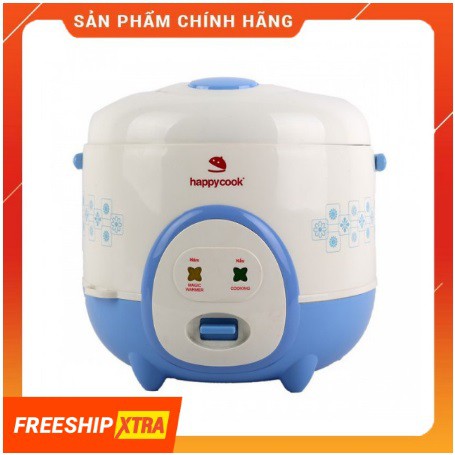 [Chính Hãng] Nồi Cơm Điện Mini Đa Năng Happy Cook (0.6-1.2L) Thiết Kế Đẹp, Nấu Cơm Ngon, Bảo Hành 12 Tháng