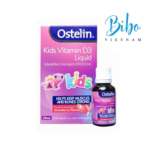 Vitamin D Ostelin bổ sung Vitamin D3 cho trẻ