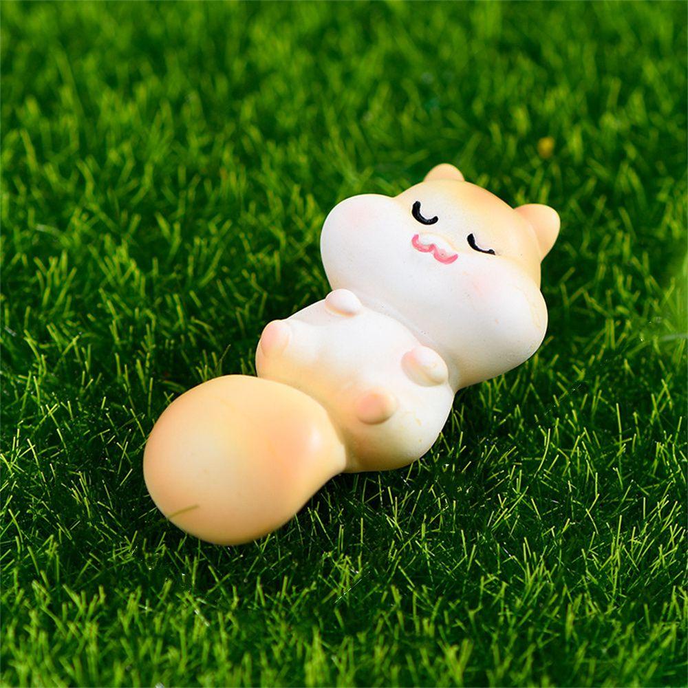 JANE Mô Hình Động Vật Mini Bằng Nhựa Dùng Để Trang Trí Tiểu Cảnh