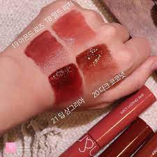 (CAM KẾT AUTH, TEM HIDDEN TAG) Son bóng Romand juicy lasting tint màu 17 19 20 21 12