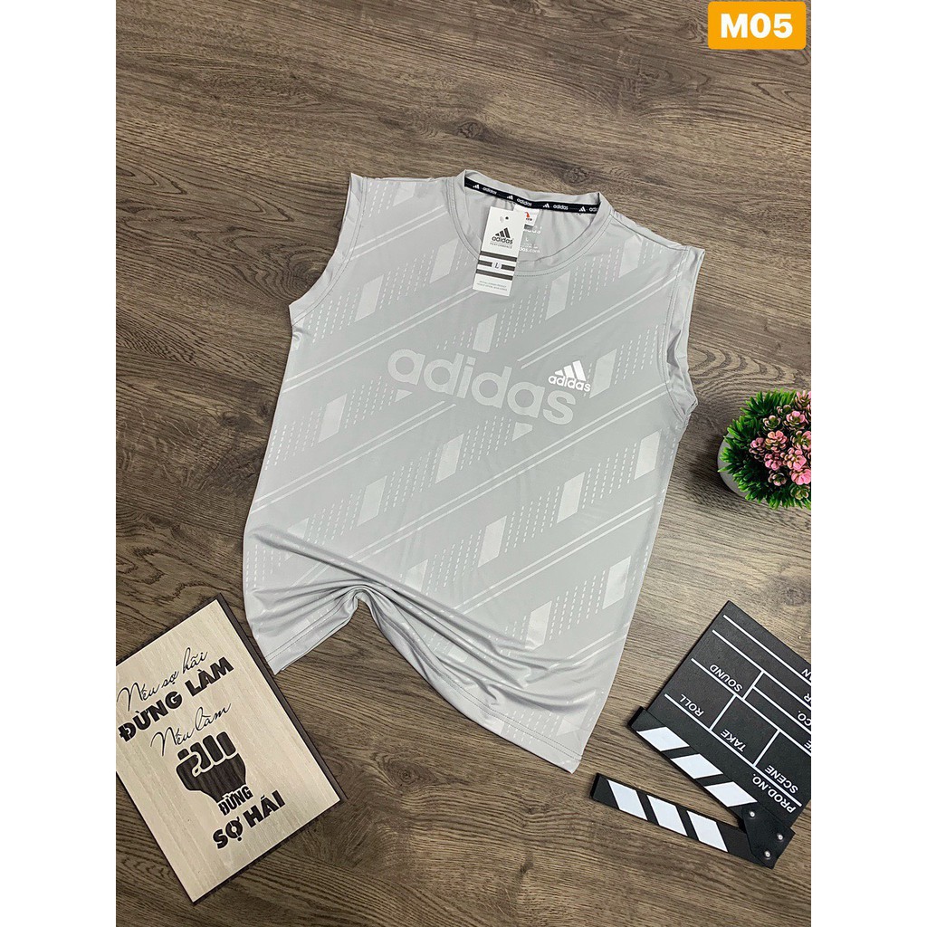 Áo ba lỗ thể thao nam thấm hút mồ hôi, chất thun lạnh co giãn 4 chiều | BigBuy360 - bigbuy360.vn