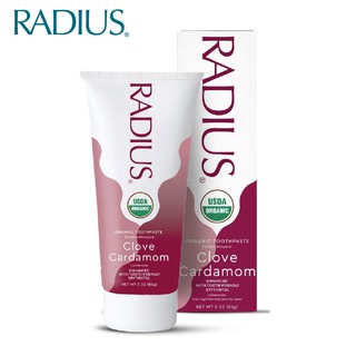 Kem Đánh Răng Hữu Cơ Radius  Vị Đinh Hương Bạch Đậu Khấu 85g