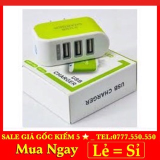 Cốc sạc usb 3 cổng