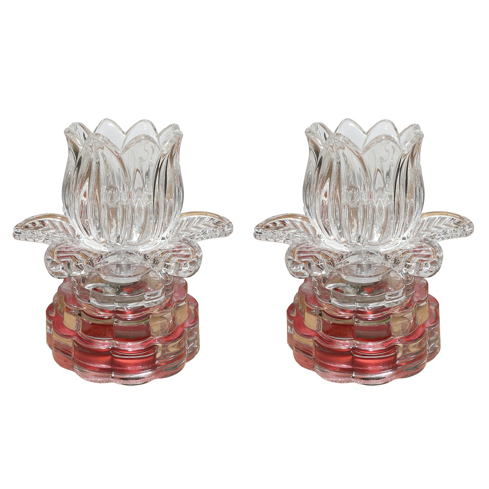 Đèn Hoa Thủy Tinh có Led đổi màu (F20)