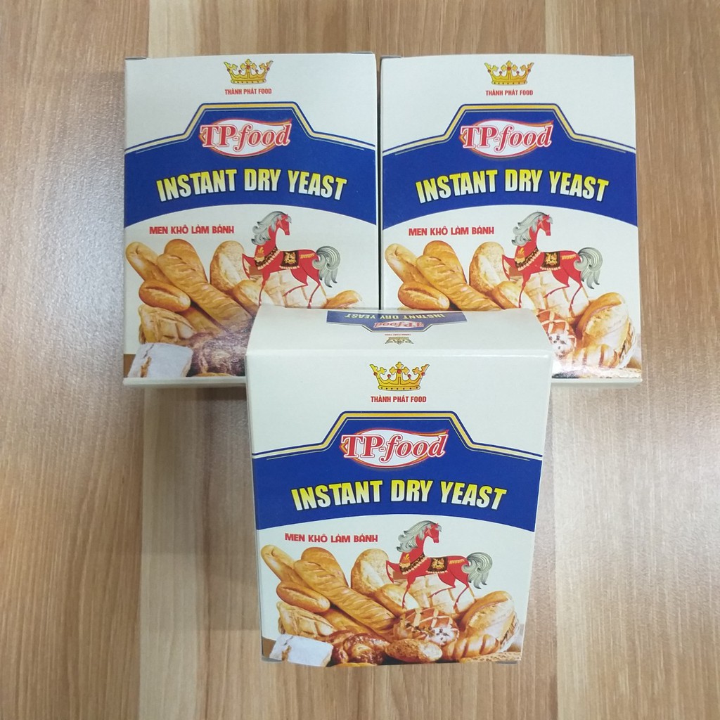 Men khô làm bánh Thành phát hộp 50g nguyền liệu làm bánh mì, bánh bao...