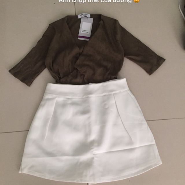 Áo cộc tay thun gân