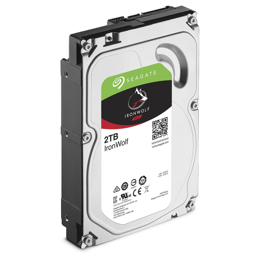 Ổ cứng HDD 3.5" NAS SEAGATE Ironwolf 2TB SATA 5900RPM_ST2000VN004 ChopperGaming