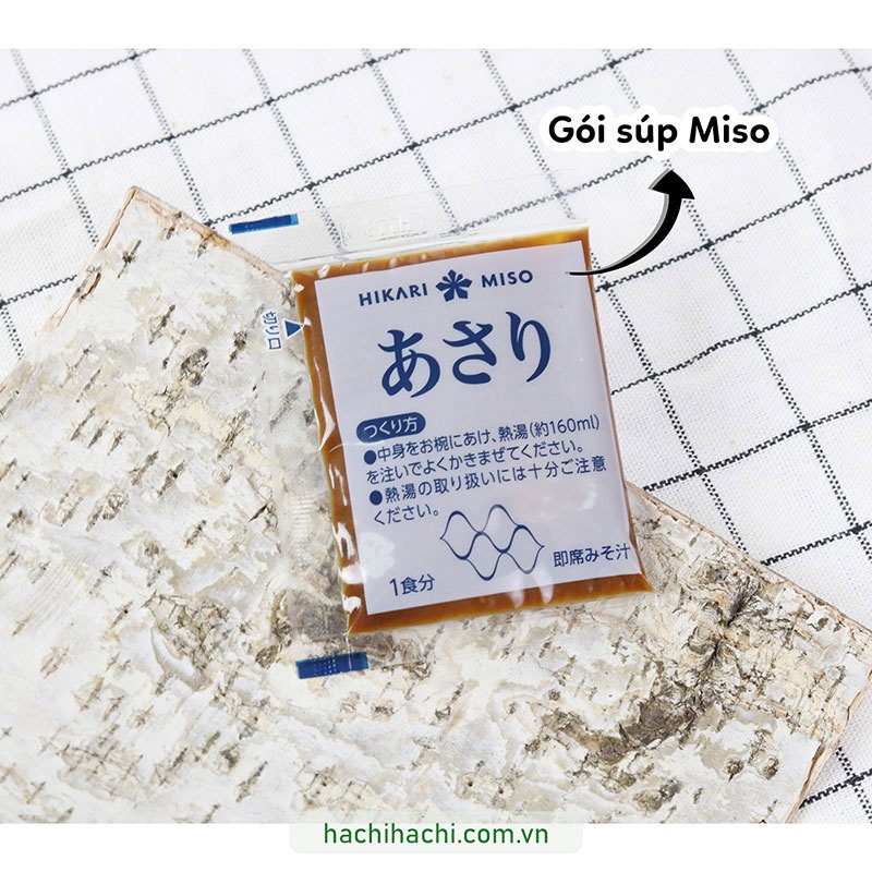 Súp Miso ăn liền vị sò lụa Hiraki Miso 128G  - Hachi Hachi Japan Shop
