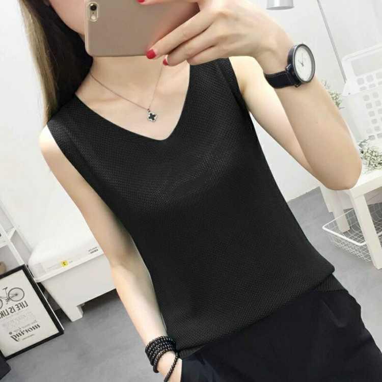 Áo Len Nữ Không Tay Dáng Rộng Phong Cách Mới
