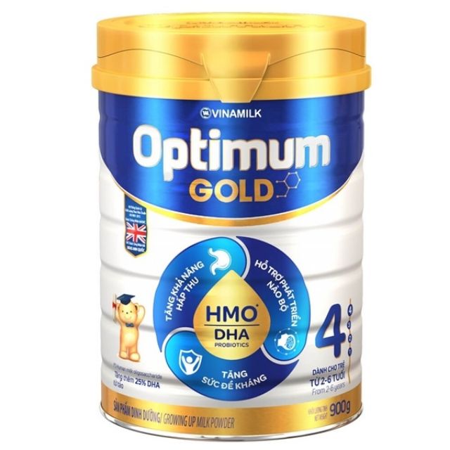 Sữa Optimum Gold 4, 900g (tặng quà ngẫu nhiên)