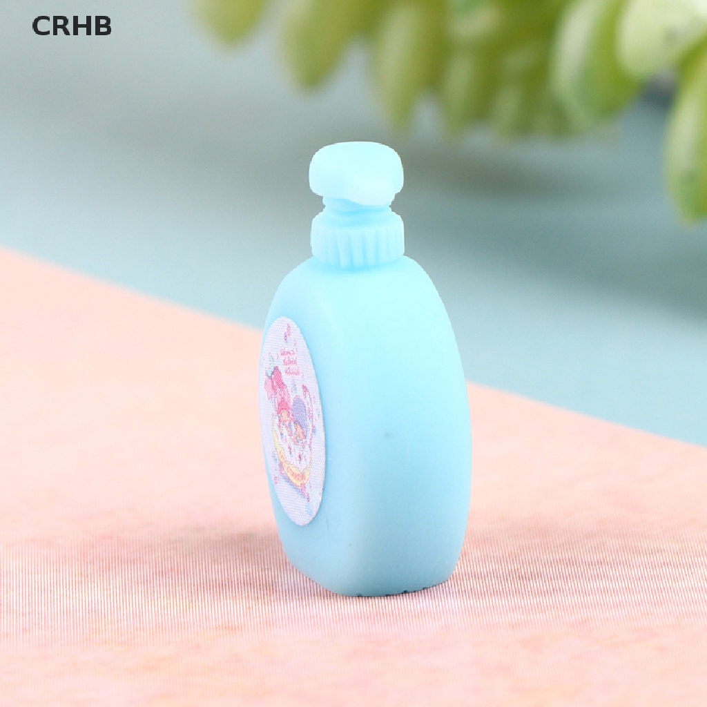 Crhb 1 Bộ Dầu Gội Và Sữa Tắm Bằng Nhựa Resin Thu Nhỏ Phụ Kiện Thủ Công Cho Búp Bê Mới