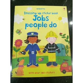 Dính dán - Usborne sticker book - Jobs people do