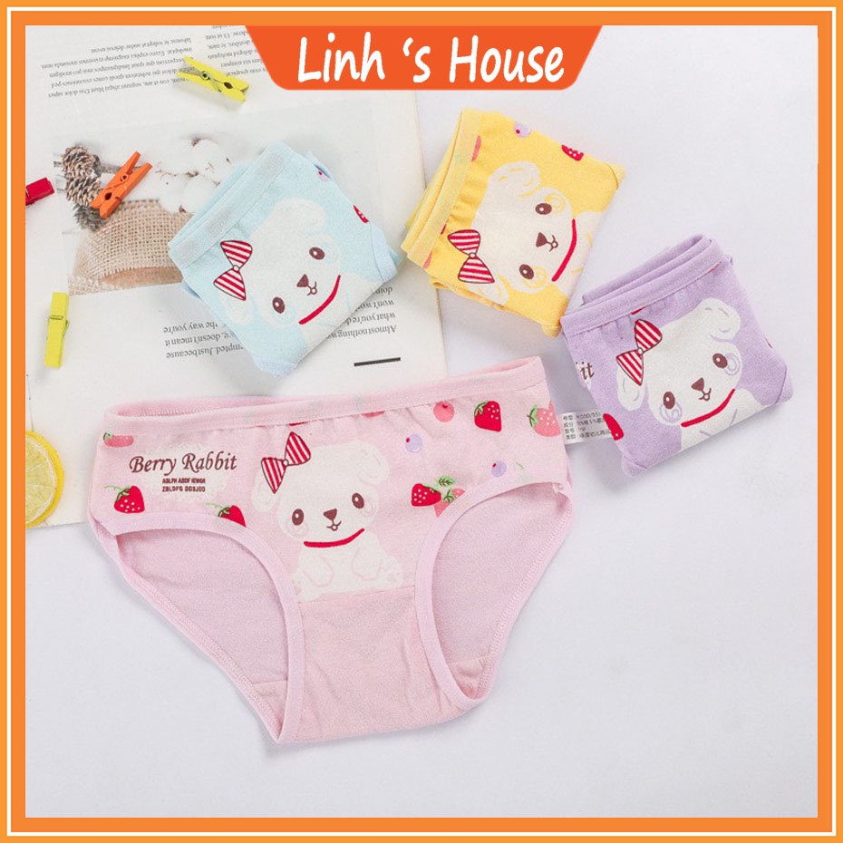 Quần chip tam giác, quần lót cotton họa tiết đáng yêu xinh xắn cho bé gái( CHÍP TAM GIÁC)