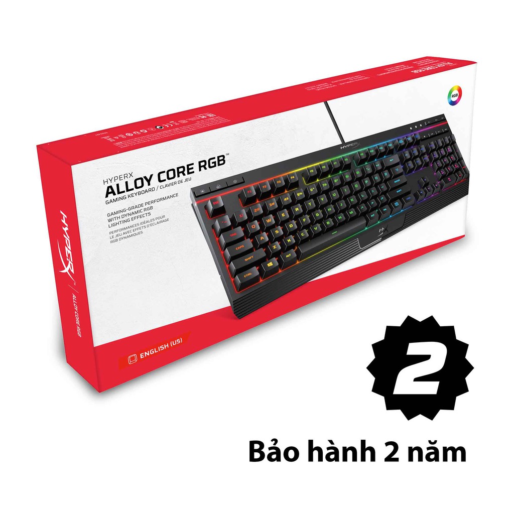 Bàn phím HP HyperX Alloy Core RGB (4P4F5AA)