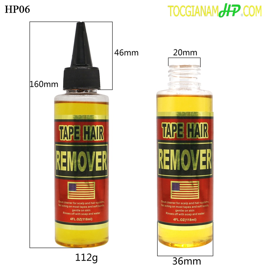 Lọ Dung Dịch Gỡ Keo Dán Tóc Giả Tốt Nhất 118ml