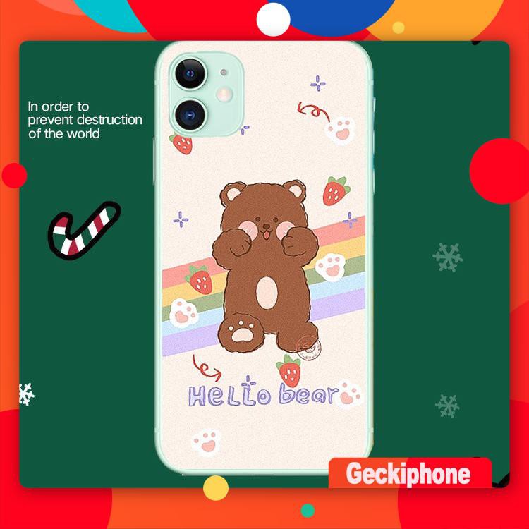 ốp 12 promax Ốp lưng iphone Hello Bear 5/ Từ 6 đến 12 promax M802