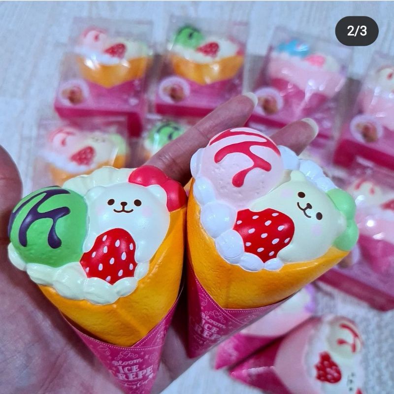 Đồ chơi Squishy Bánh crep mini chính hãng ibloom