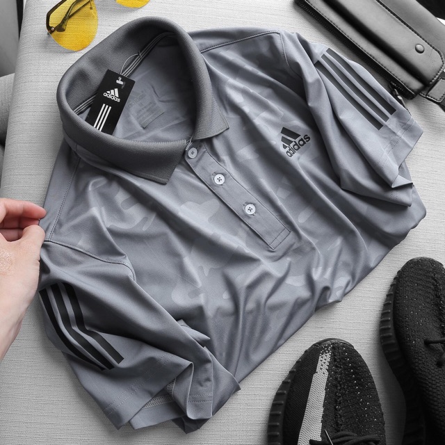 Áo thun cổ bẻ adidas