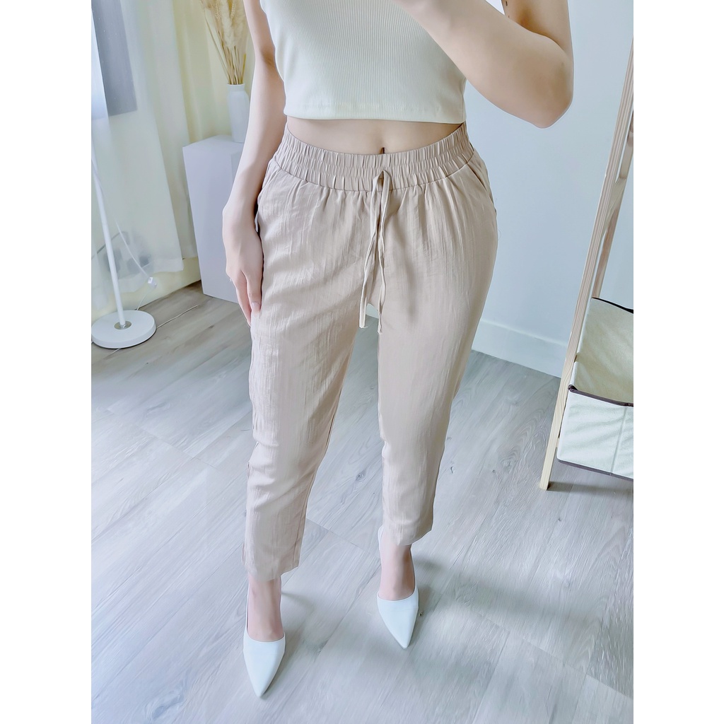 Quần đũi nữ baggy , đũi hàn siêu mát - CHUPPY QD01