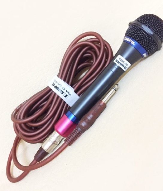 MICRO KARAOKE SHUPU 757 DÒNG DÂY DÀI 5M DÙNG CHO CÁC DÀN ÂM LI VÀ LOA CÓ HỖ TRỢ CỔNG MIC