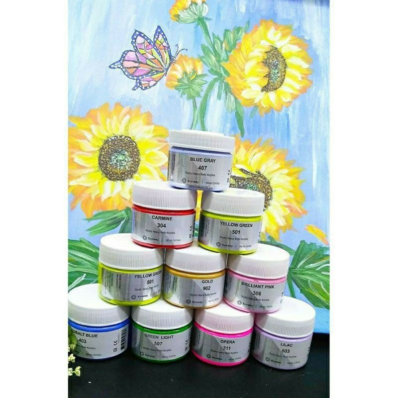 Màu acrylic 3D 100ml