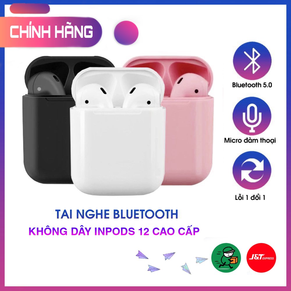 Tai Nghe Bluetooth Không Dây Cao Cấp Inpods 12 TWS Chính Hãng Phong Cách