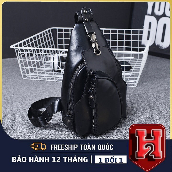 {Rẻ Nhất Shopee}📌Túi Đeo Chéo, Đeo Ngực Nam Nữ Nhiều Ngăn📌Chất Liệu Da PU Cao Cấp & Thời Trang_Cross Bag