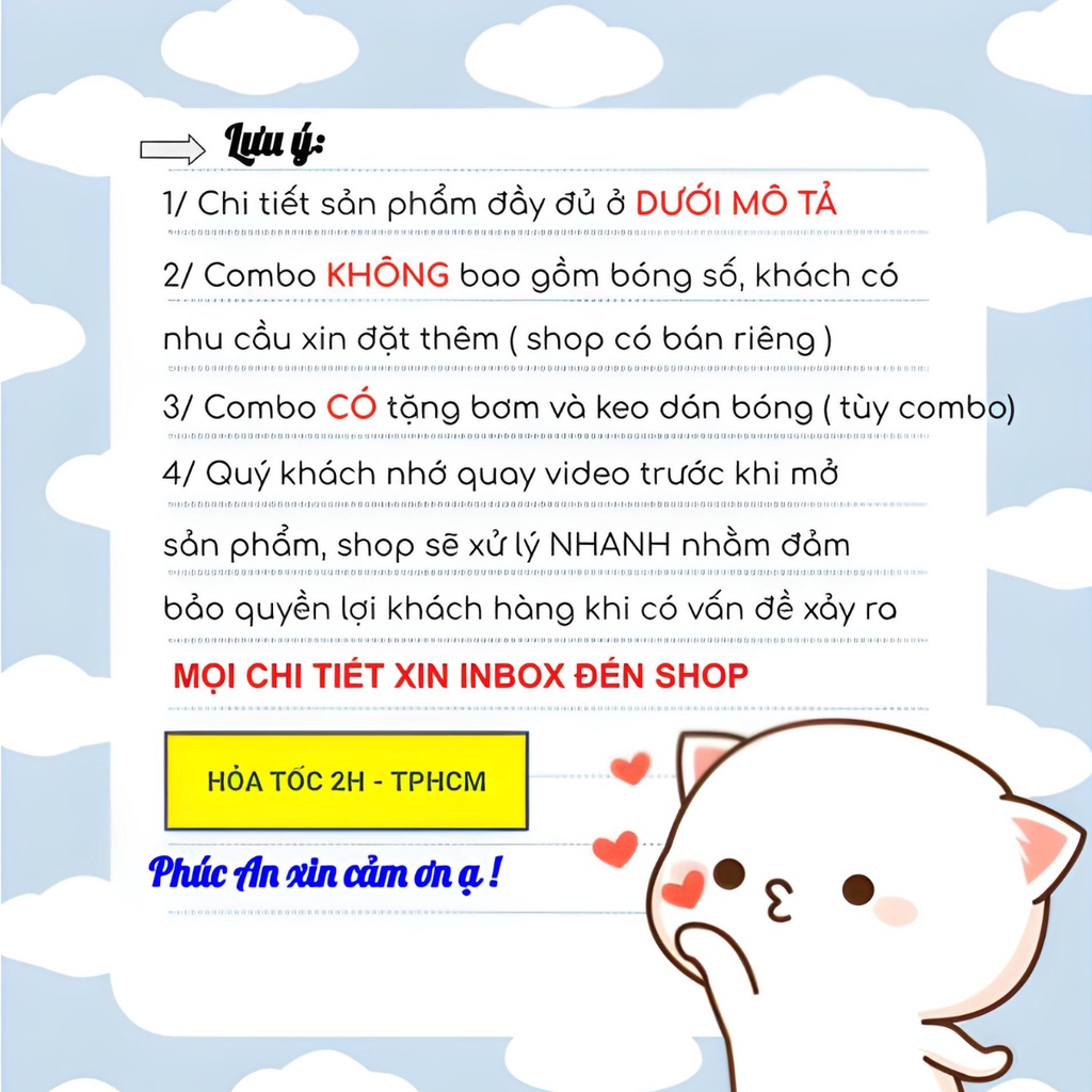 Set trang trí sinh nhật màu xanh dương cho bé trai, siêu nhân TẶNG KÈM bơm bóng, keo dán tùy combo