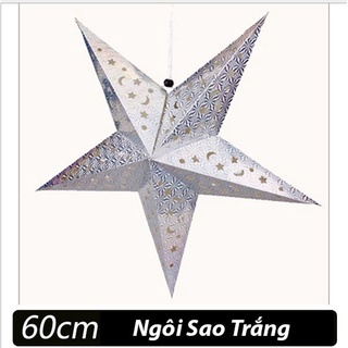 Đèn lồng hình ngôi sao giấy 65cm