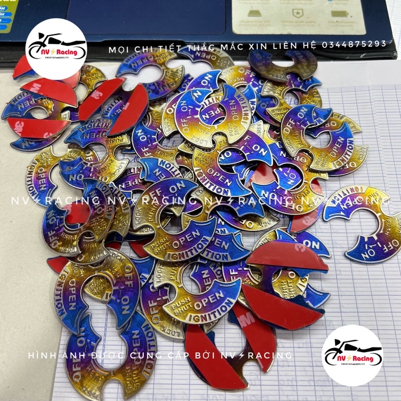 Dán ổ khoá Titanium cho các dòng xe Yamaha