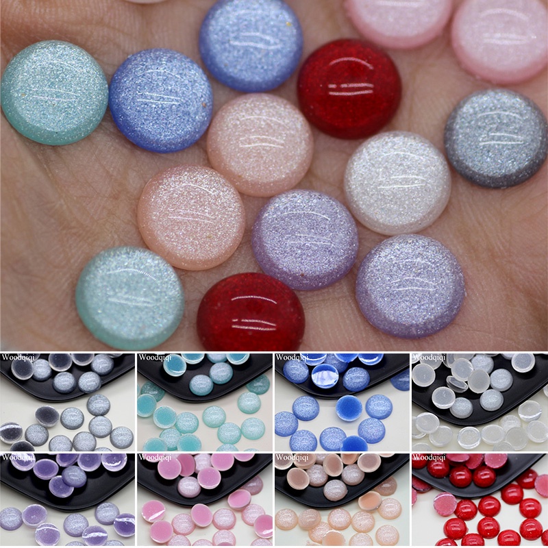 Set 20 Hạt Nhựa 10/12mm Nhiều Màu Làm Trang Sức Thủ Công