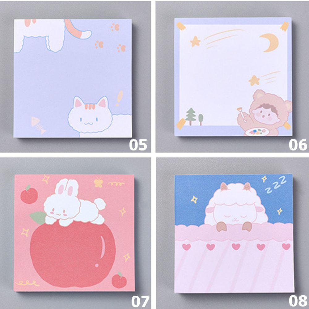 Set 80 Tờ Giấy Ghi Chú Đánh Dấu Trang Sách Hình Thỏ Xinh Xắn