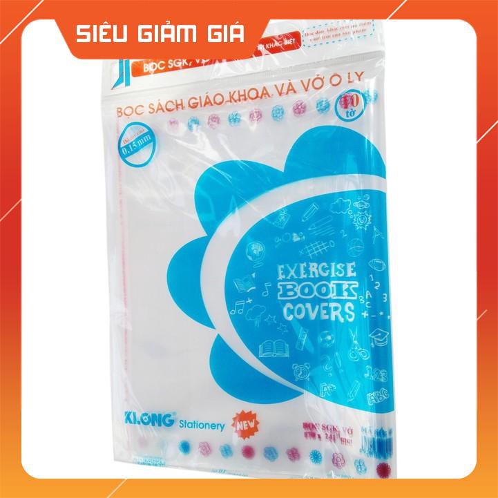 Bọc SGK, vở CI Klong; MS 418 - sỉ ib