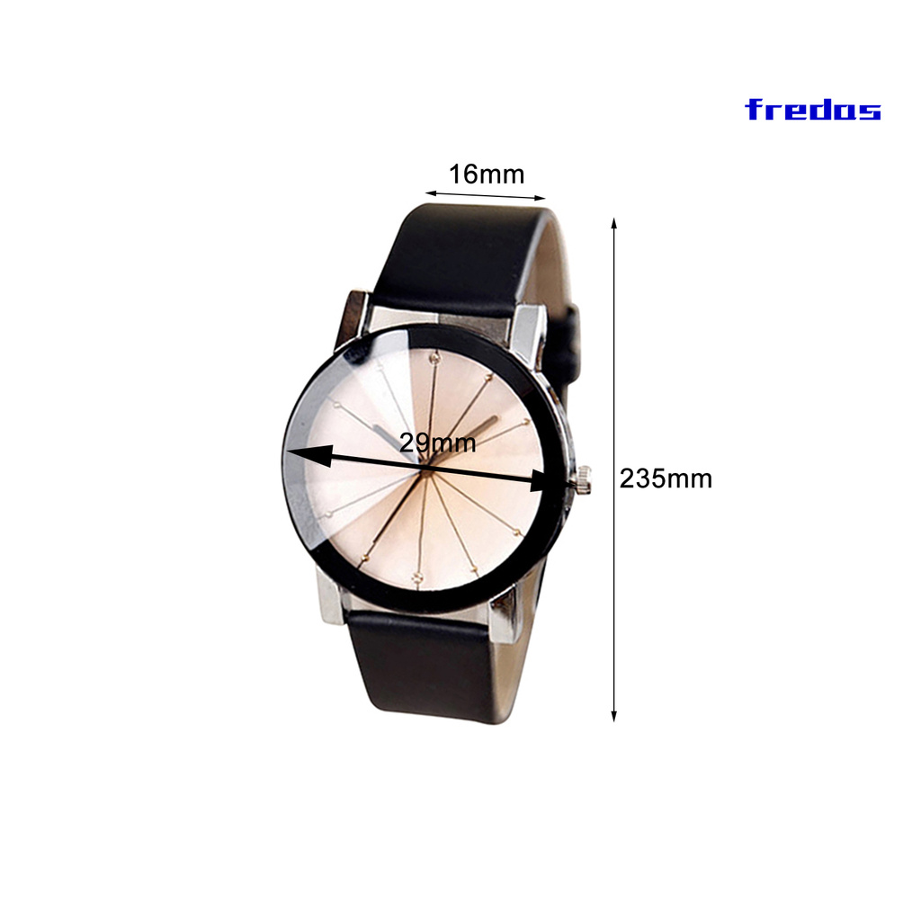 Watch Easy Round Dial Alloy Couple Quartz Wristwatch for Festival Gift