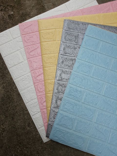 Xốp dán tường 3d. 1 tấm kích thước 70cm x 77cm LOẠI 1 dày 4mm | BigBuy360 - bigbuy360.vn