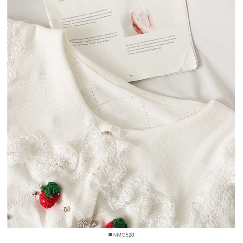 Order áo croptop len dâu Tây Hàng Quảng Châu Dày Mịn