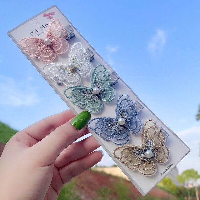 [Mã FAMARAL1 giảm 10K đơn 50K]sét 5 kẹp tóc